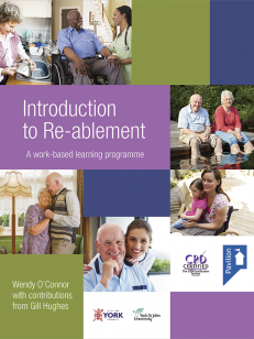 Cover of the book - Introduction to Re-ablement - A work-based learning programme