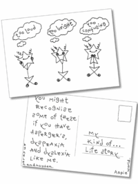 Understanding Autism Aspies World - Postcards
