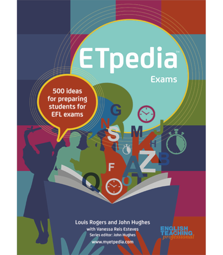Cover of the book - ETpidia Exams - 500 ideas for preparing students for EFL exams