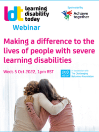 Making a difference to the lives of people with severe learning disabilities | Pavilion Publishing Making a difference to the lives of people with severe learning disabilities