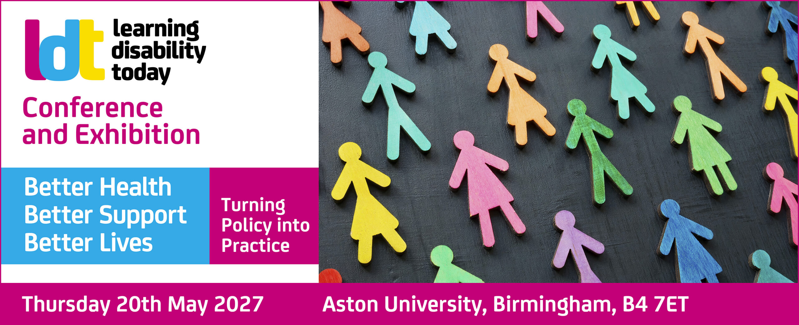 Learning Disability Today Conference and Exhibition 2027 - Better Health Better Support